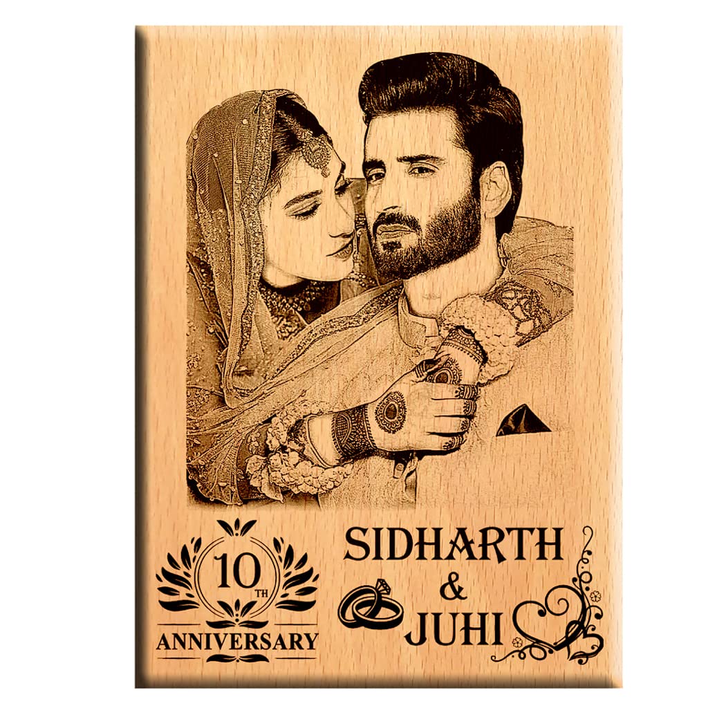 Giftanna Personalized Gifts for Husband - Engraved photo plaques