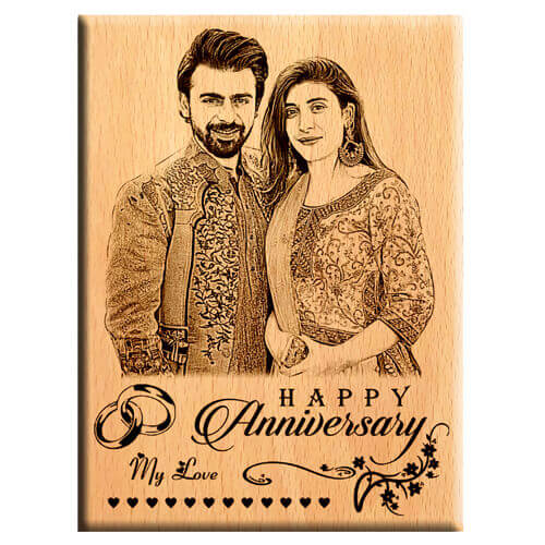 Personalized Wedding anniversary gift for couples 