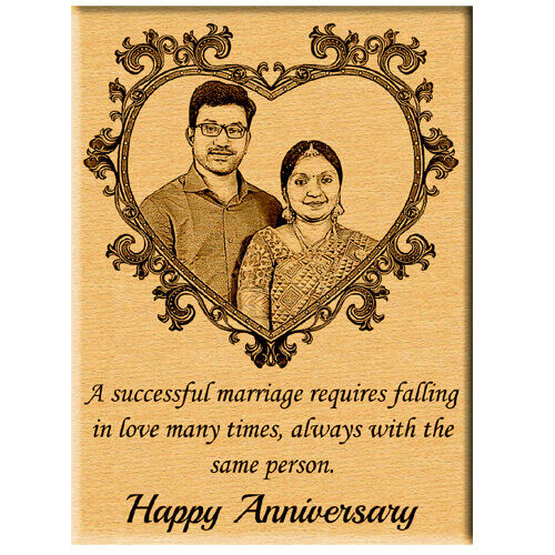 Happy Wedding anniversary Gift idea for husband / wife / parents 